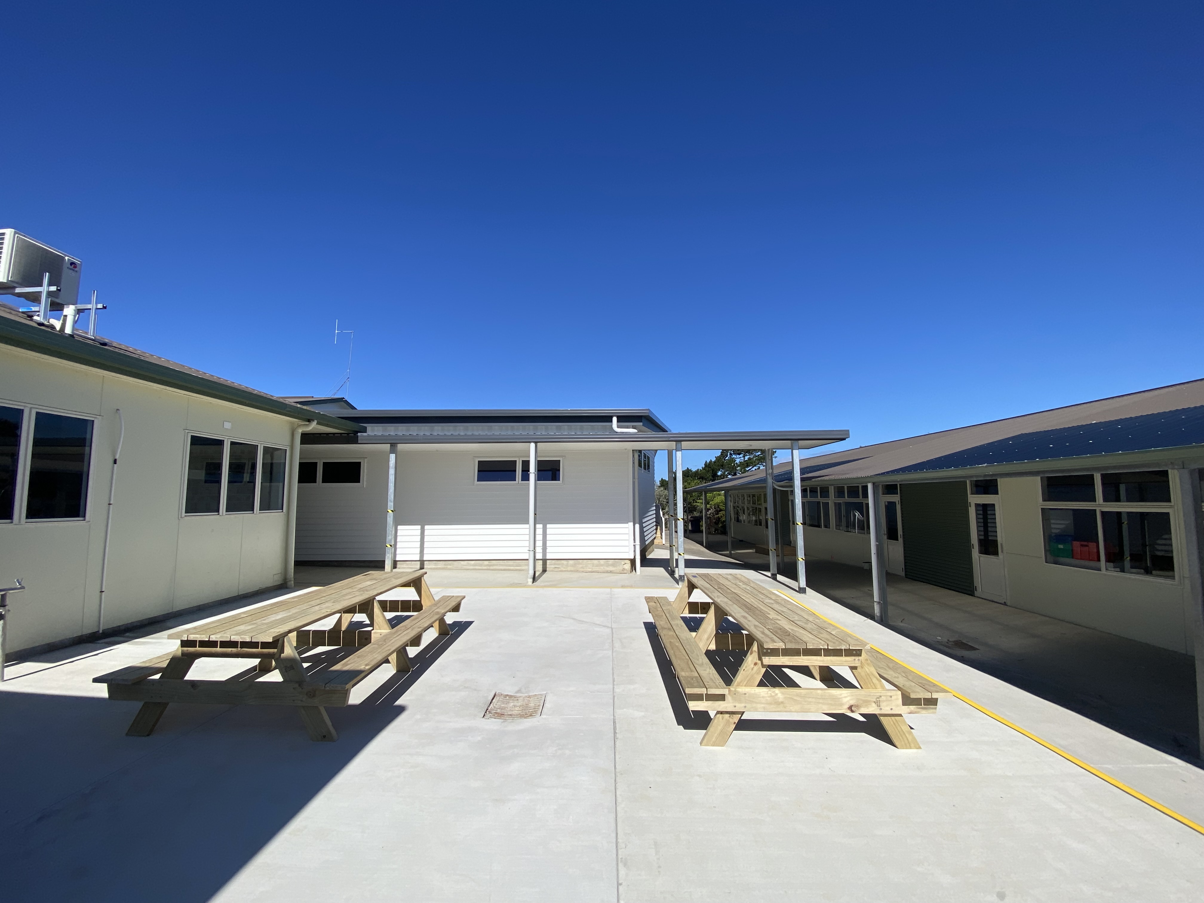 School courtyard KDB Construction