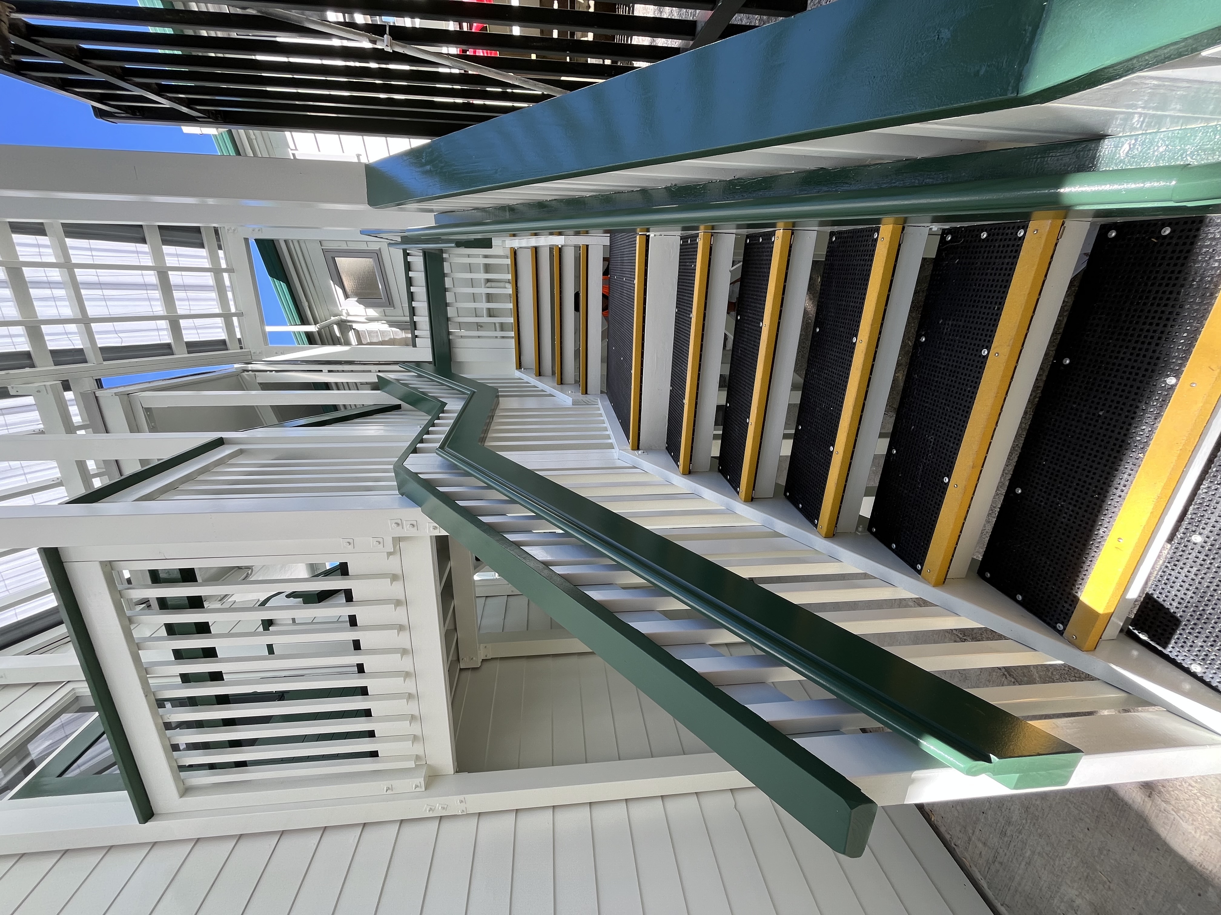 Newmarket Primary School green staircase KDB Construction